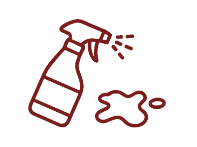 Deep cleaning upholstery to remove dirt and everyday stains